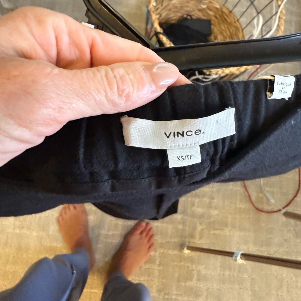 Vince Black Tailored Trousers - Picture 5 of 8